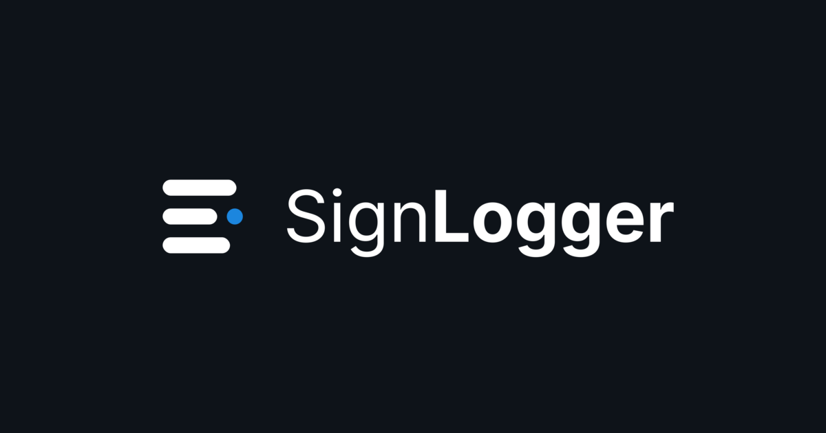 SignLogger önizleme