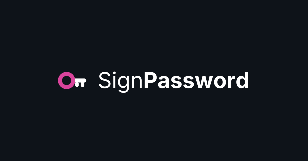SignPassword önizleme